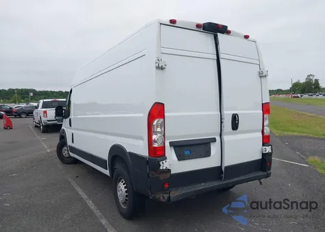 2024 Ram Promaster 2500 Tradesman High Roof 159 Wb W/Pass Seat from USA, damaged, VIN 3C6LRVDGXRE106300